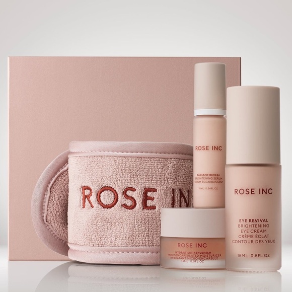 Rose Inc The Brightening Essentials Gift Set BRAND NEW/SEALED